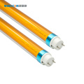 UV free LED Yellow tube light T8 600mm 900mm 1200mm 1500mm